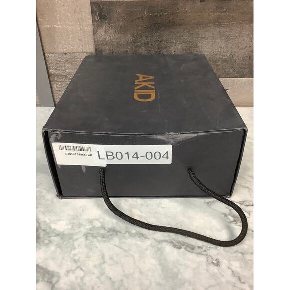 AKID Boys Size 1 Black Leather Jasper Ankle Boots Lace Up Casual Comfort LB14-4 - Picture 7 of 7